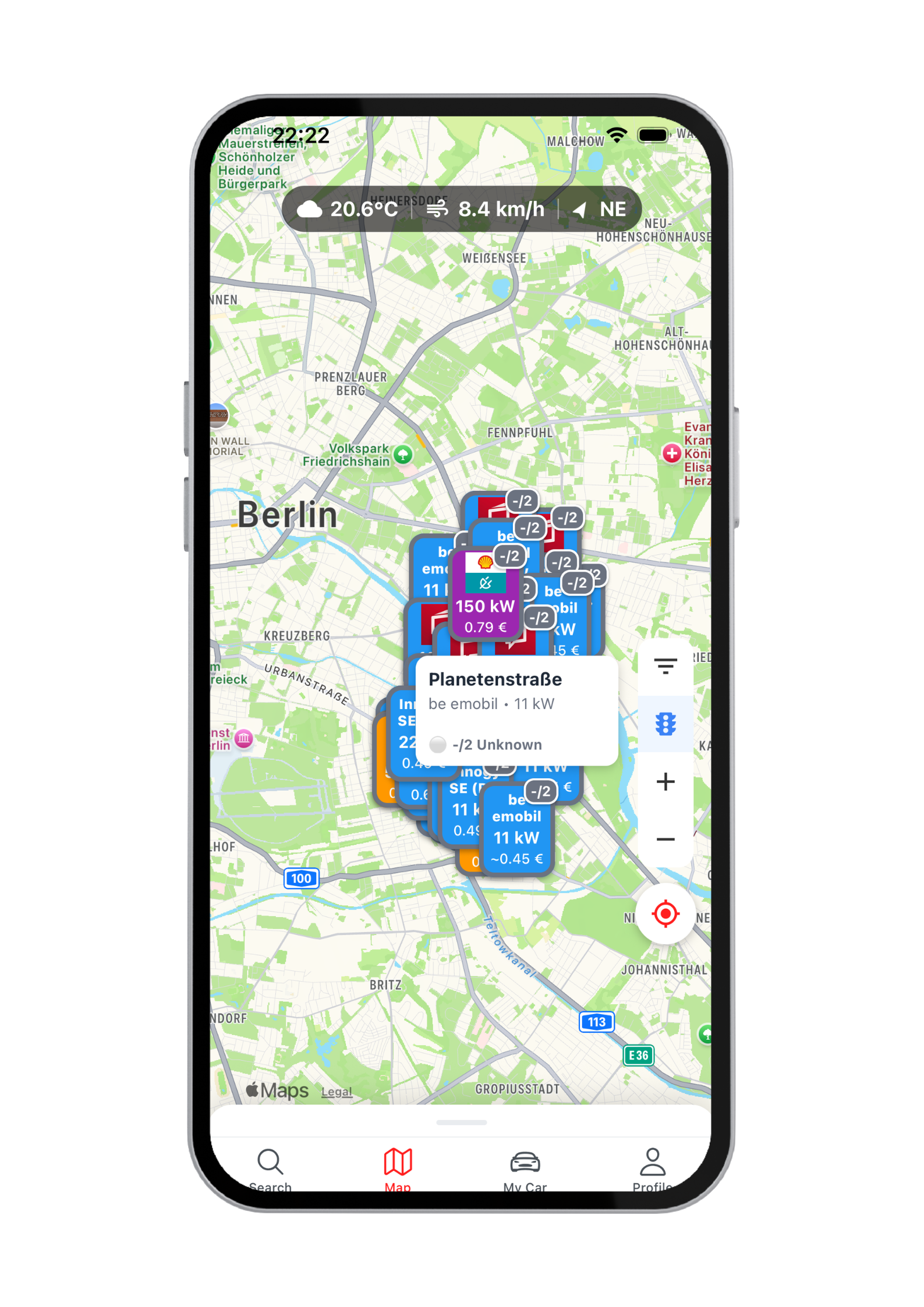 Map EU Screen